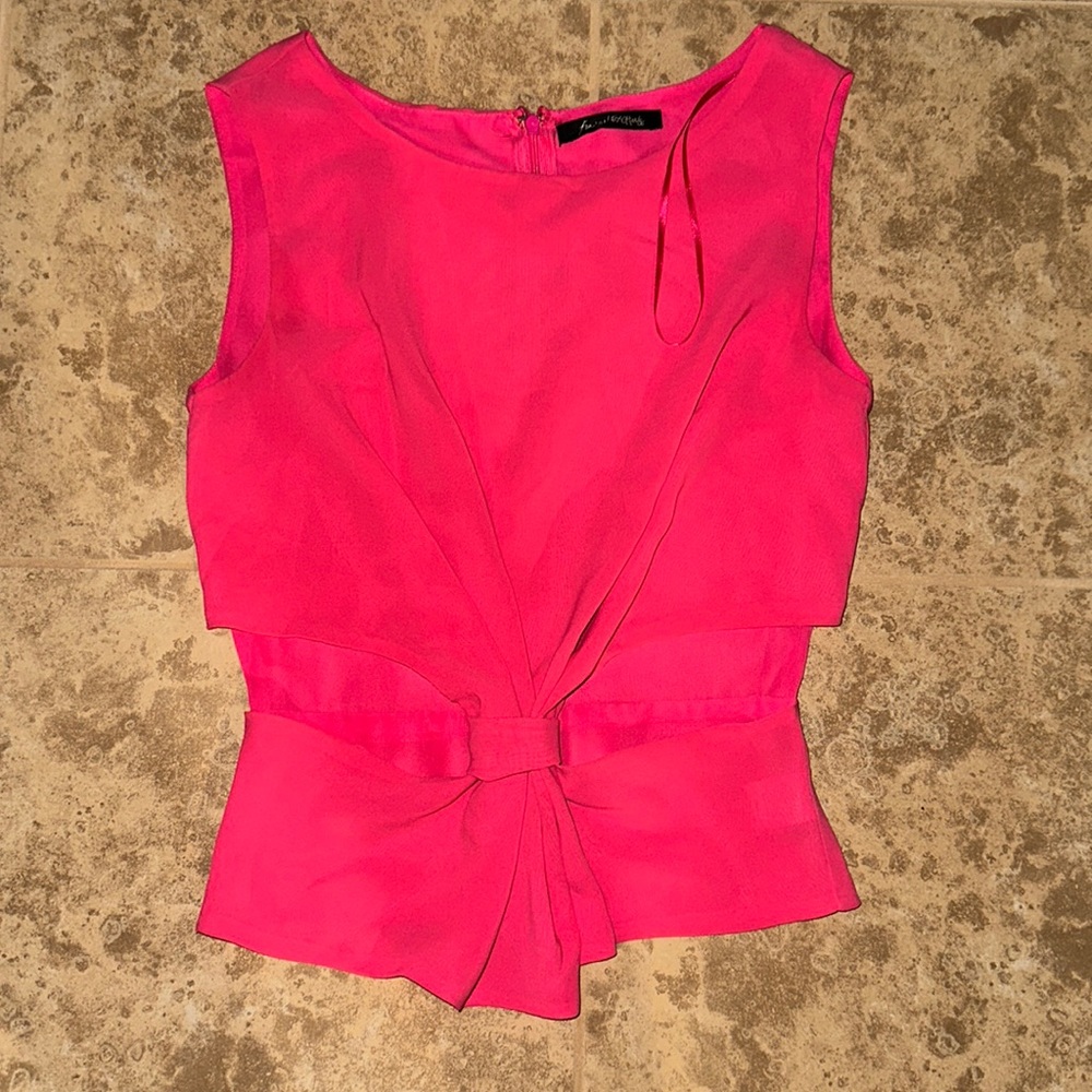 Foreign Exchange Cutout Top